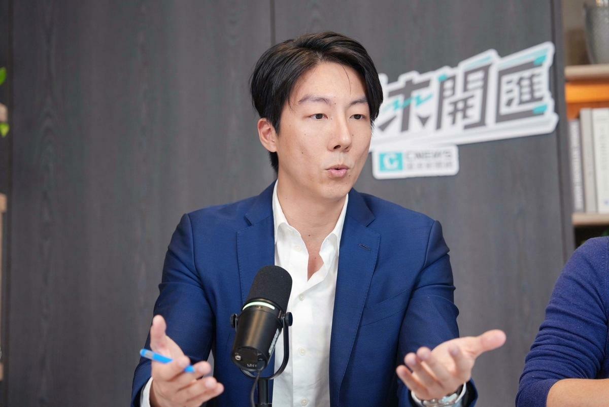 民進黨發言人吳崢今（4）日接受《CNEWS匯流新聞網》政論節目《中午來開匯》主持人黃光芹專訪。 圖：《CNEWS匯流新聞網》提供