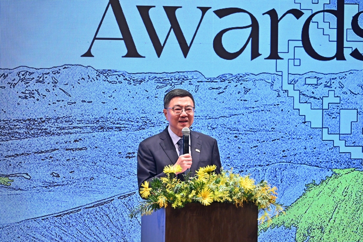 行政院長卓榮泰今（４）日下午出席第九屆公共藝術獎頒獎典禮。 圖：行政院提供