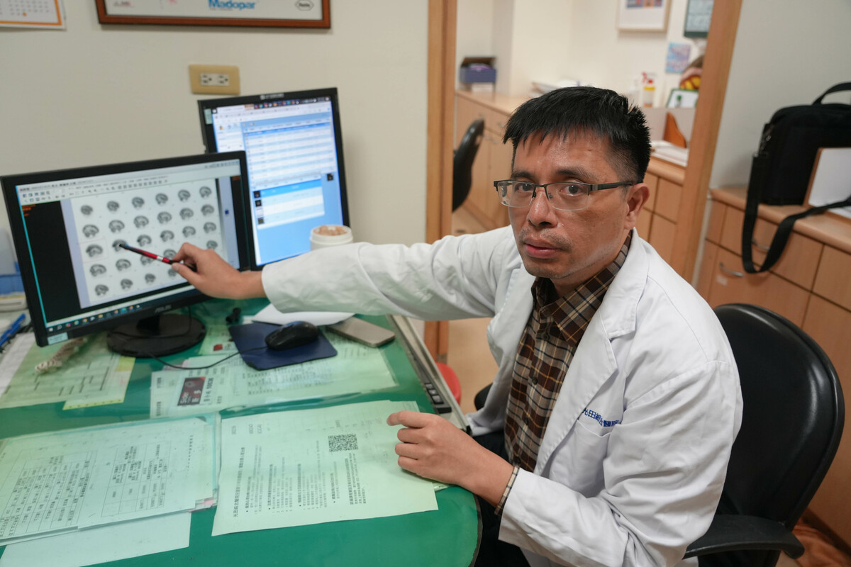 經腦電圖影像檢查後，確認罹患罕見癲癇。 圖：光田綜合醫院/提供