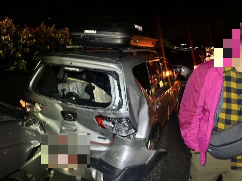 國道2隊公開聲明，有關國內金融犯罪調查專家陳梅慧車禍死亡事件相關車輛的行車影像等相關資料均已交由新竹地檢署偵辦中，絕非媒體或是網傳的不翼而飛。  圖：國道警方提供