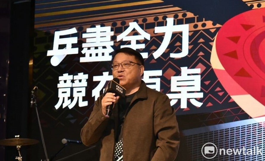杜張梅莊致詞勉勵參賽選手透過桌球競技，促進各機關同仁間的交流。 圖：孫家銘/攝