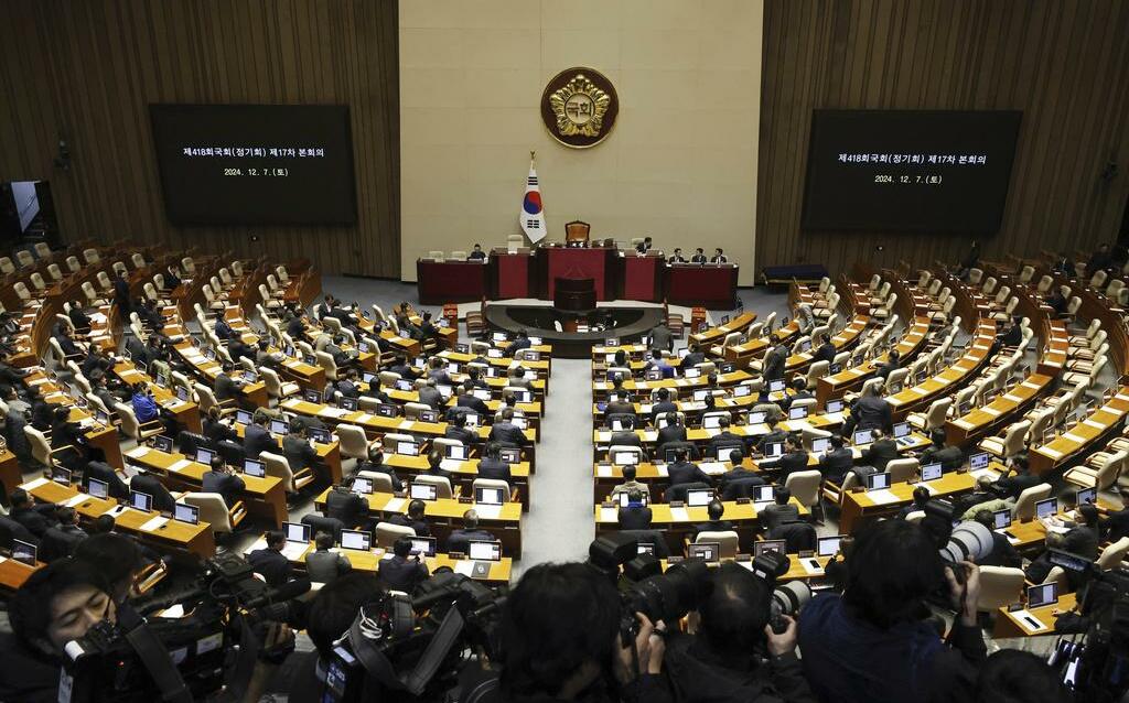 韓國在野黨恐11日再提尹錫悅彈劾案 執政黨僅剩3議員在場