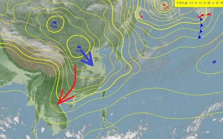 有感降溫！鄭明典曬圖指一特徵：分裂高壓往東南移動