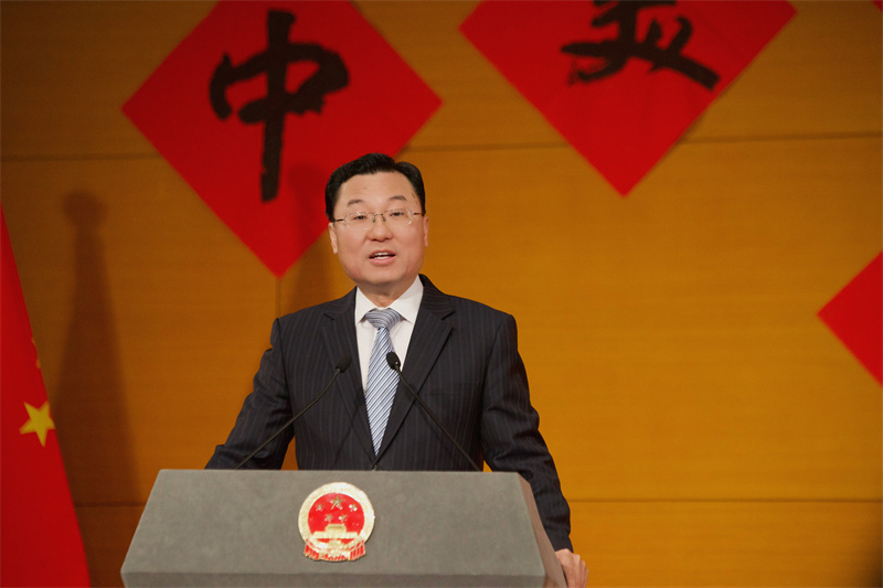 中國駐美大使謝鋒。 翻攝自 中華人民共和國駐美利堅合眾國官方網站