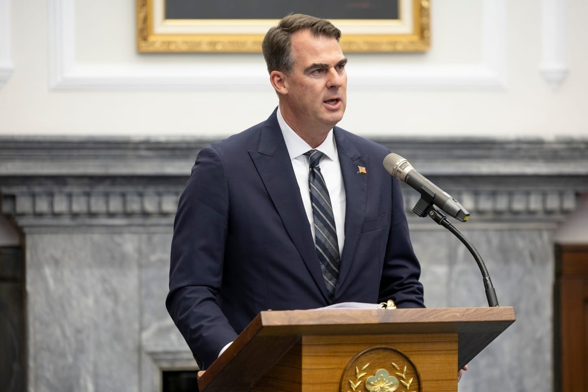 美國奧克拉荷馬州州長史迪（Kevin Stitt）率團訪問亞洲，首站抵達台灣。 圖：總統府提供