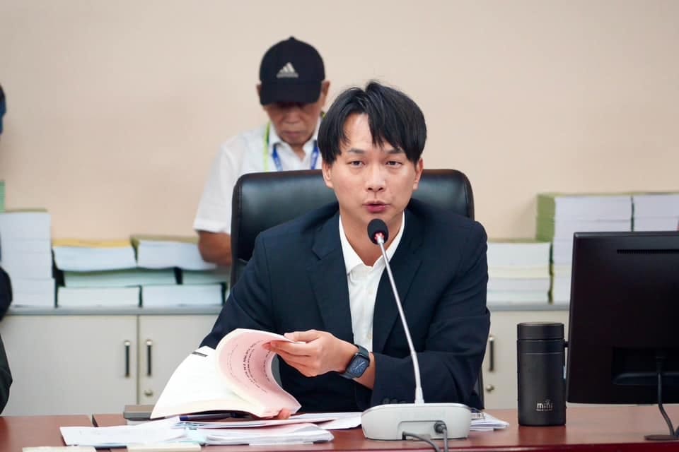民眾黨台北市議員陳宥丞。 圖：翻攝陳宥丞臉書（資料照）