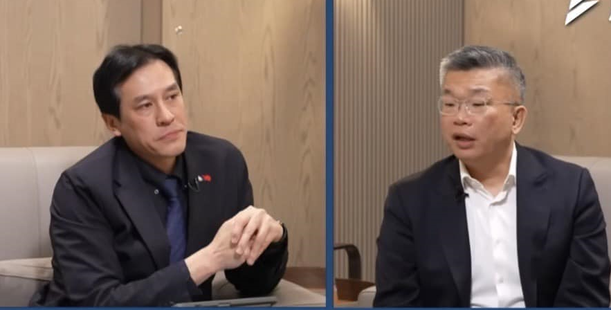蔡其昌接受訪時說，已經建議中信集團在台中選地蓋大巨蛋。  圖：取自蔡其昌臉書