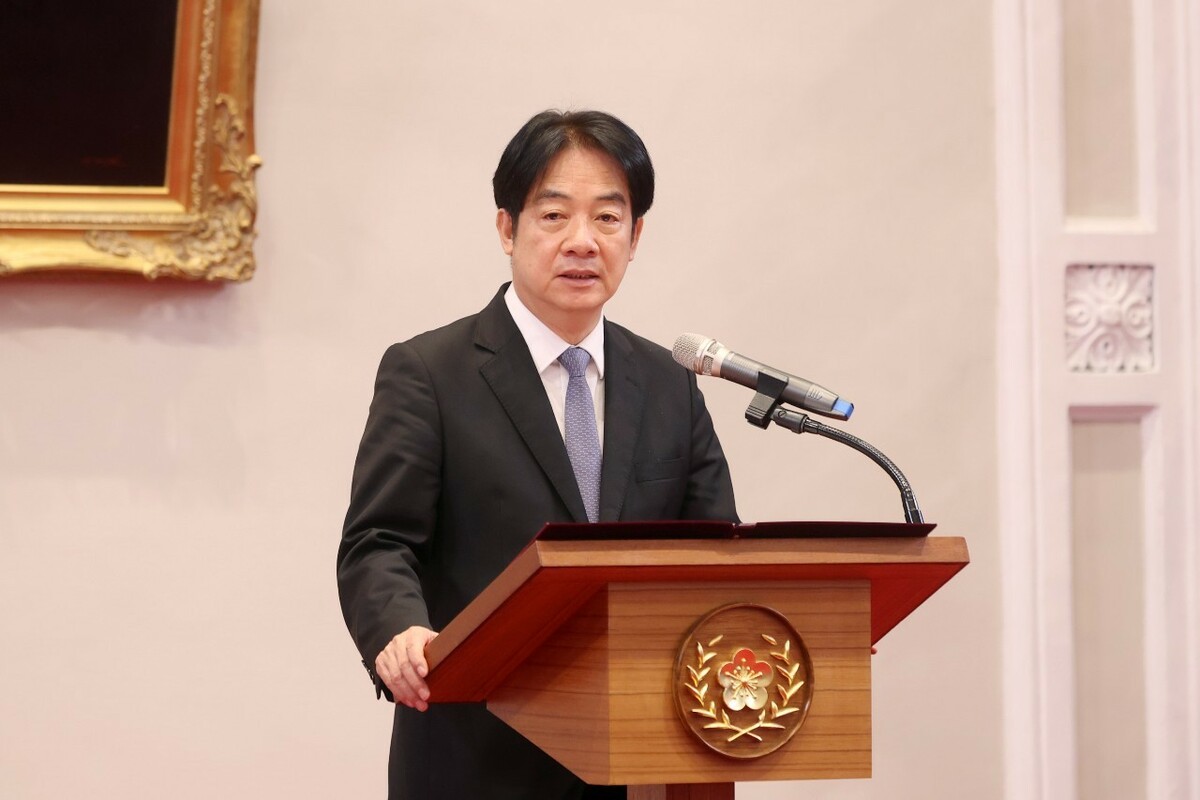 總統賴清德指出，民主台灣是唯一要走的道路，絕對不會走回頭路。 圖：總統府/提供（資料照）