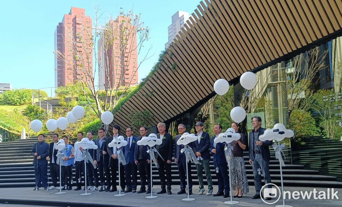 台中勤美術館舉行盛大開幕儀式。 圖：唐復年/攝