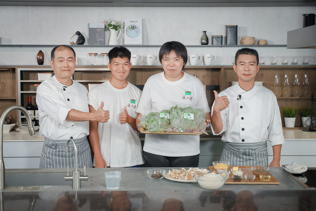 蓮心園庇護農藝工場推出季節蔬菜箱，開放外界訂購。 圖：孫家銘翻攝
