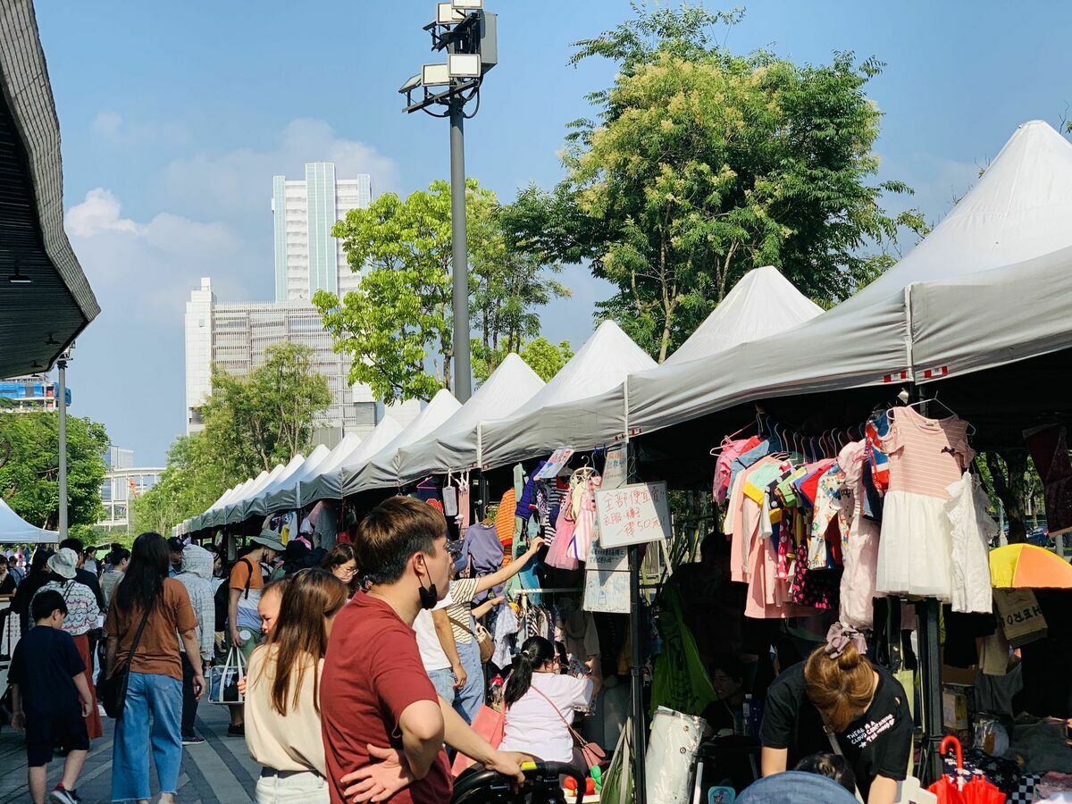 小樹市集強調資源再利用的概念。 圖：高雄市政府觀光局提供