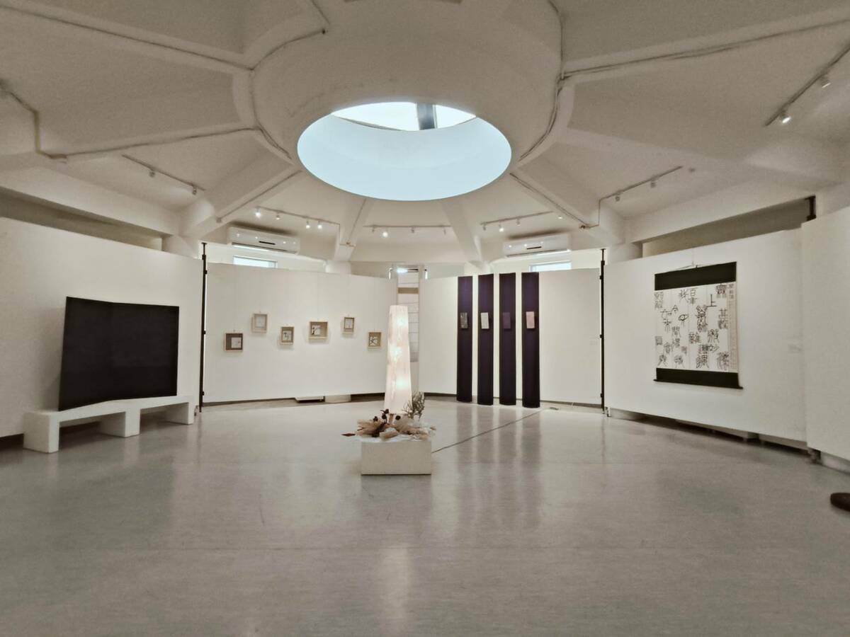 2024明宗書篆主題展特以「她」為主題，力邀台、日、港20位女性藝術家作品盛大聯展，透過書篆藝術展現女性的獨特視角，別具意義，備受各界關注。 圖：黃博郎／攝