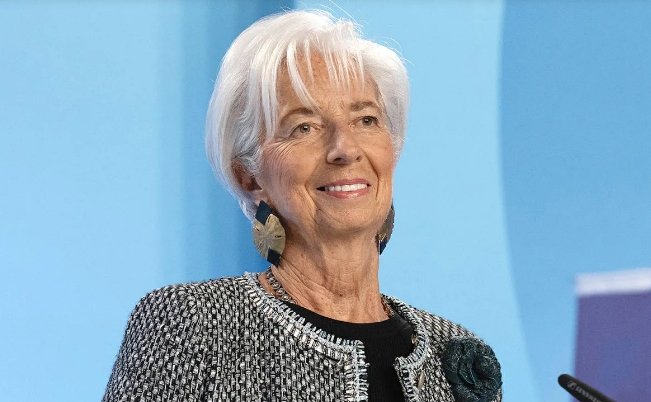 圖為歐洲央行行長克莉絲蒂娜．拉加德（Christine Lagarde）。 圖: 擷取自ECB官網