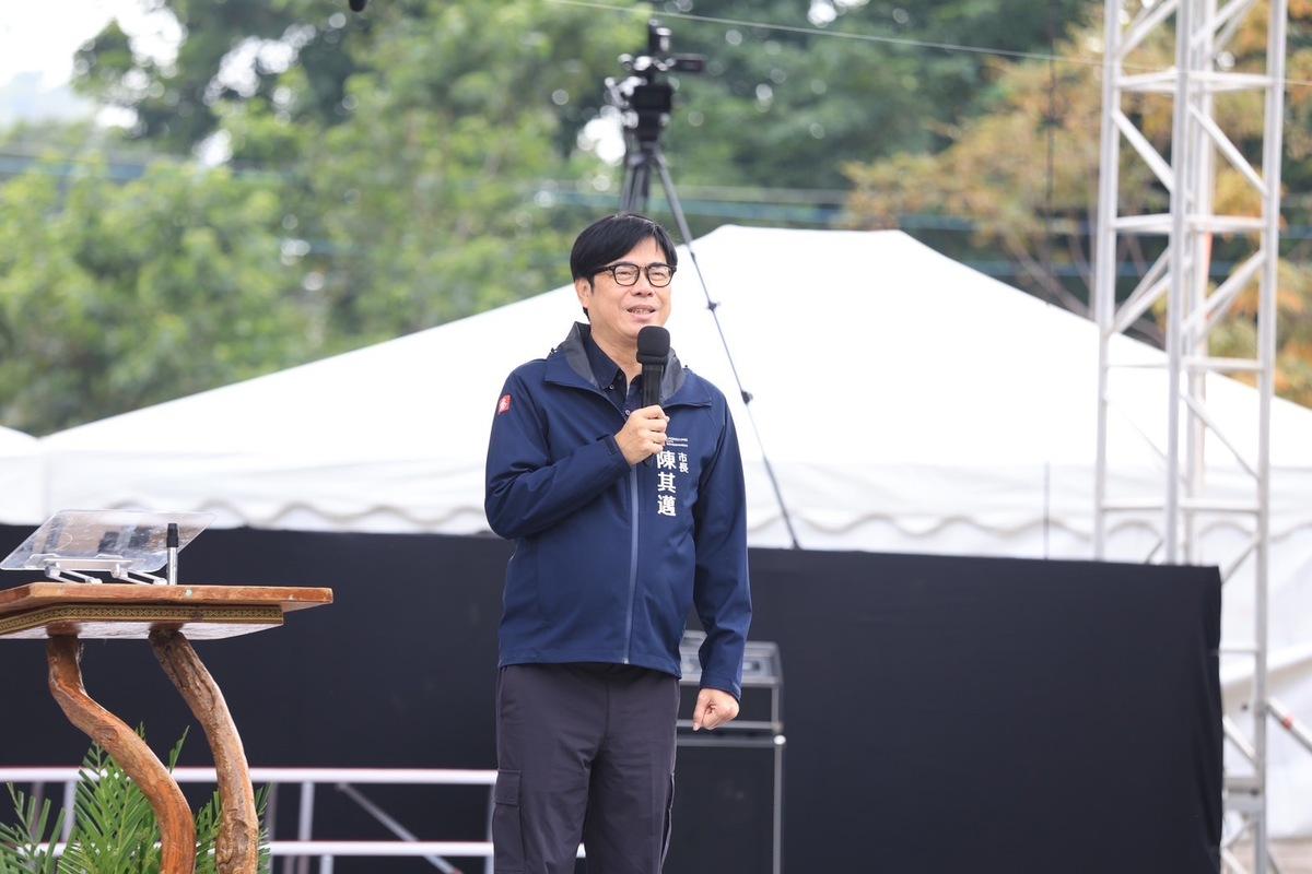 陳其邁盼山中音樂節持續源遠流長。 圖：高雄市政府提供