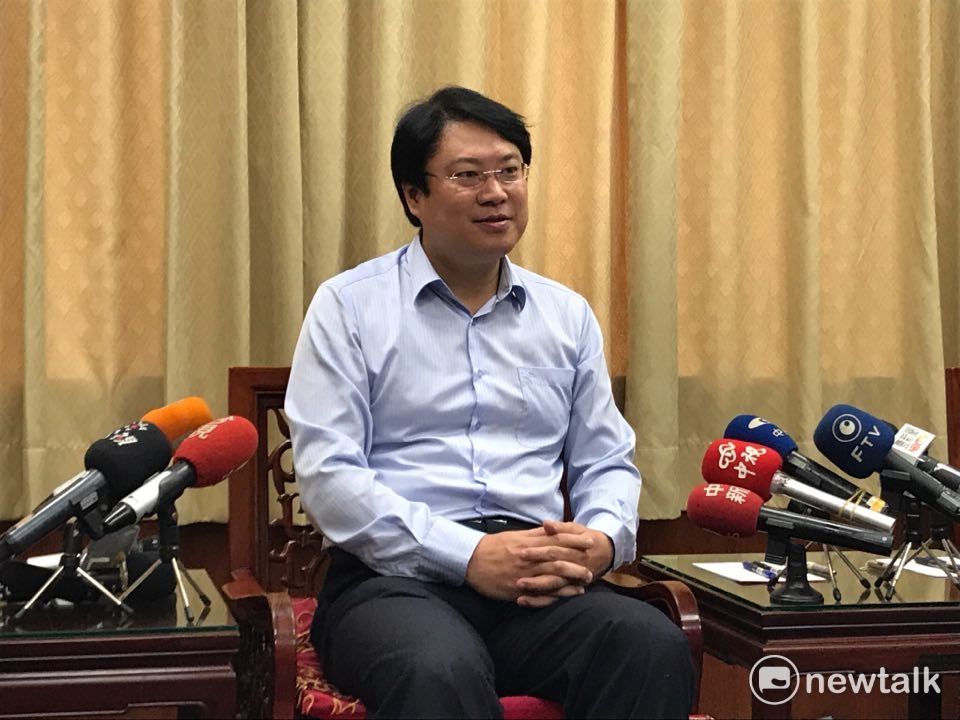 基隆市長林右昌。 圖 : 周煊惠／攝