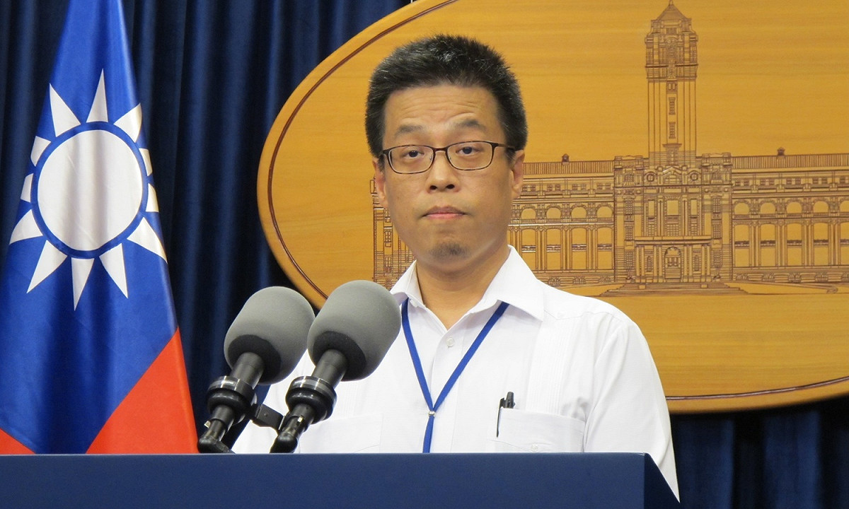 總統府發言人黃重諺7日回應時代力量立委黃國昌的質疑。 圖：林朝億/攝
