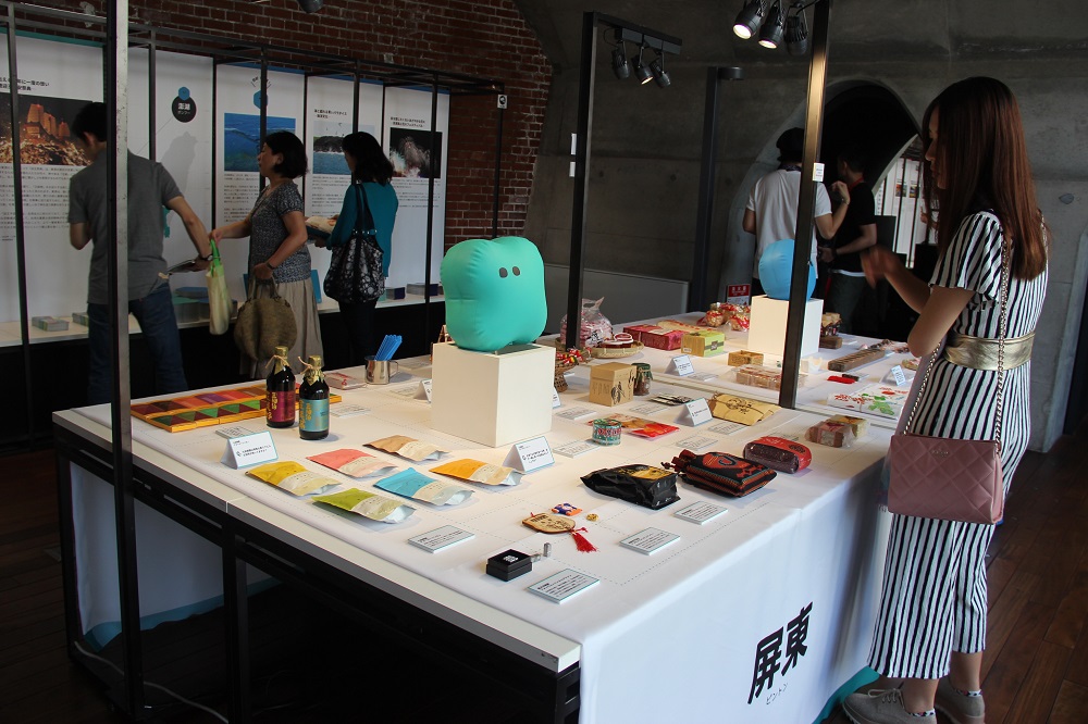 南台灣新體驗展在日本東京神田萬世橋展出。 圖 : 屏東縣政府/提供