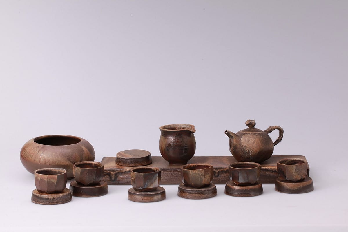 桃園柴燒藝術家徐興隆作品 圖：桃園市政府提供