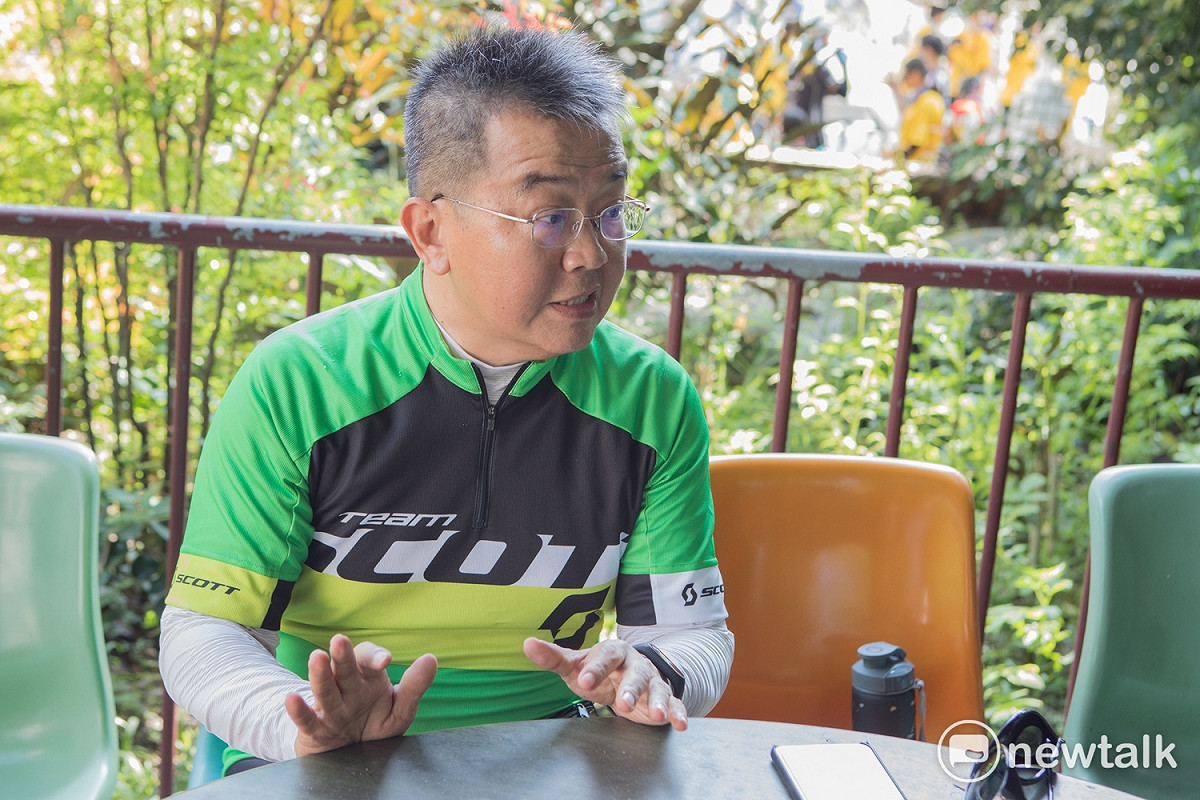 逆轉聯盟理事長劉宜中，盼孩子們以自己的力量環島，築夢踏實，蛻變成熟。 圖：陳宣如／攝