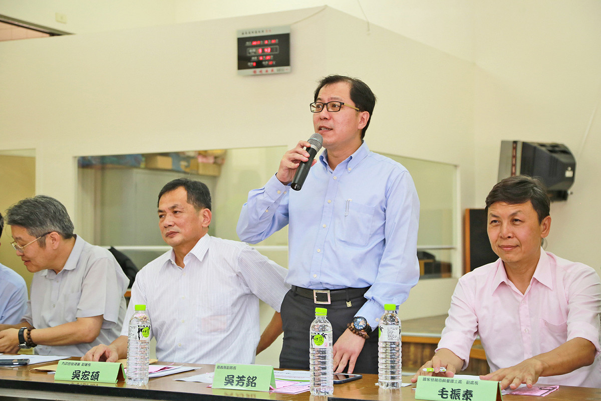 立委蔡易餘及嘉義縣政府11日舉行前瞻計畫基層說明會，吸引許多民眾參加。 圖：嘉義縣政府/提供