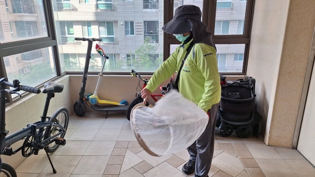 高雄市苓雅區新增本土登革熱家庭群聚，兩名同住家人確診，疾管署正調查感染源，並擴大社區採檢及防治措施。 圖：高雄市衛生局／提供