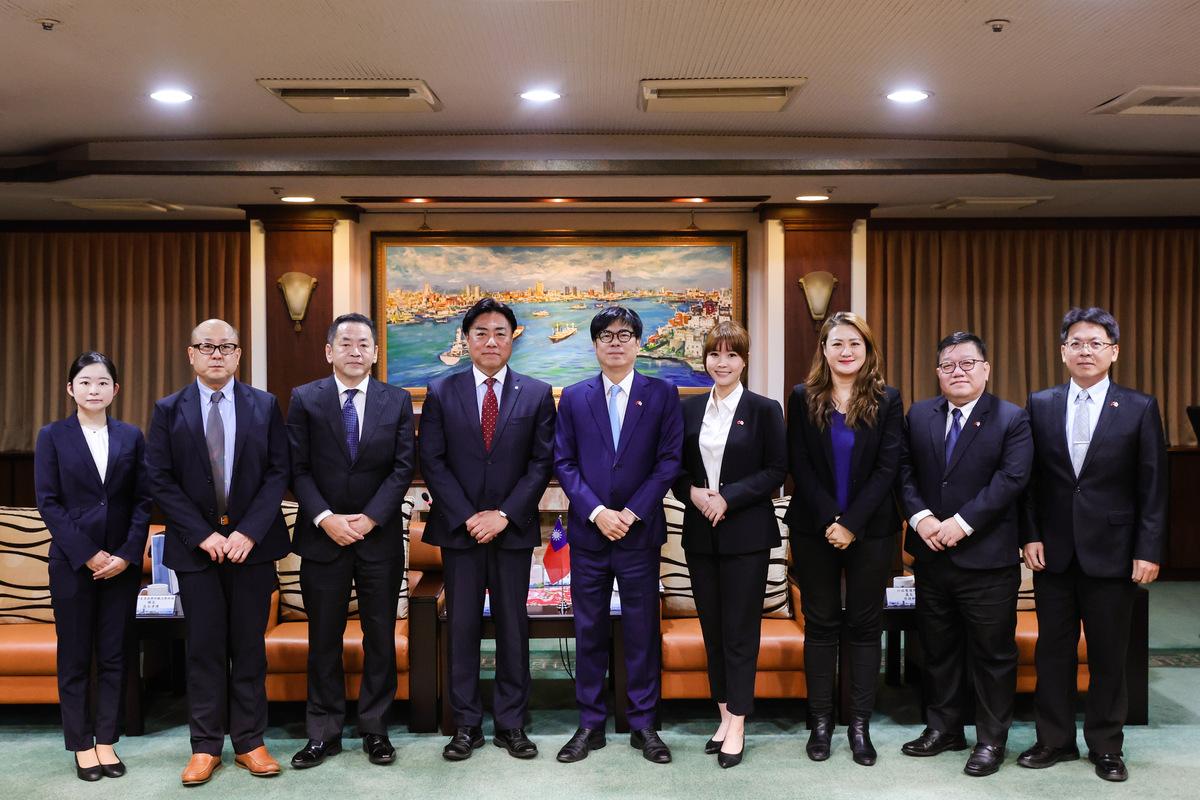 沼津市訪團拜會高市府團隊。 圖：高雄市行國處提供
