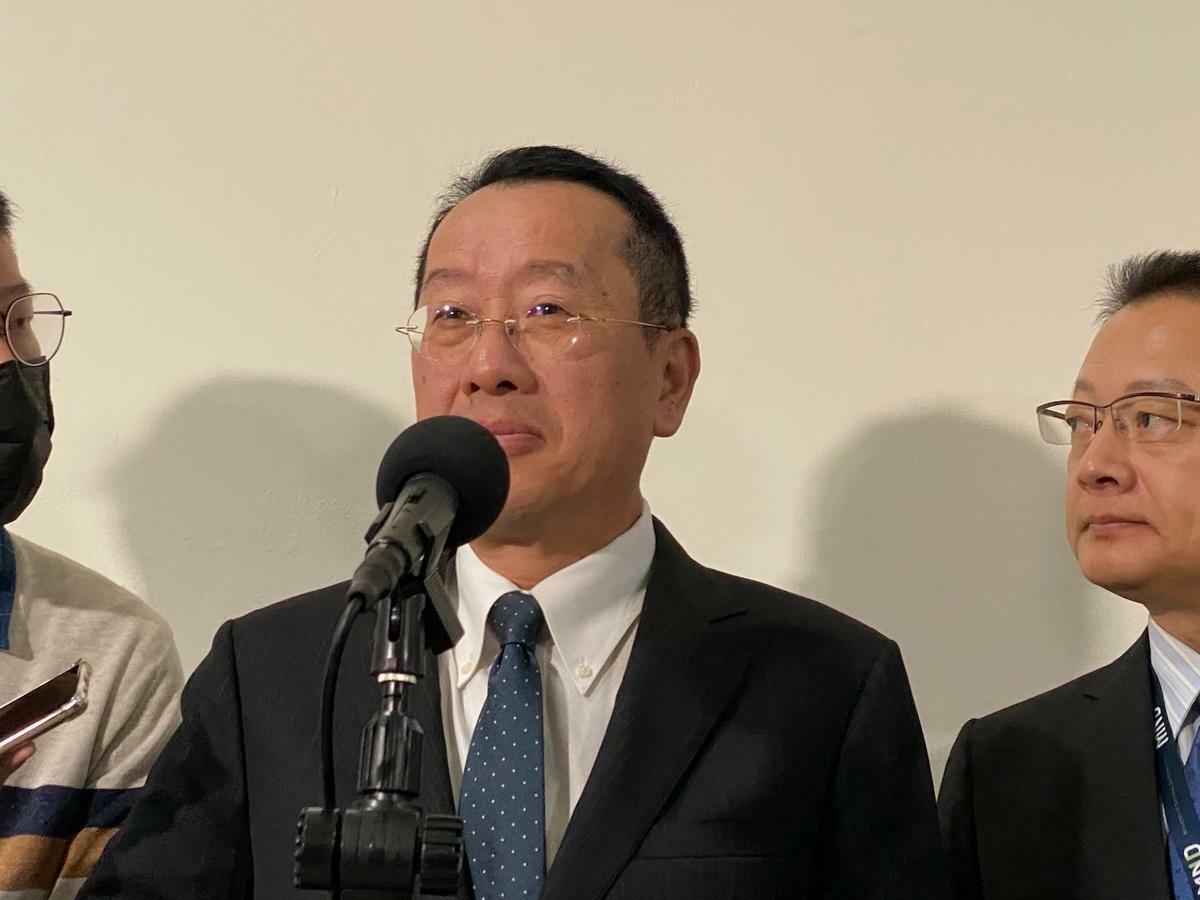 國防部長顧立雄 圖：林朝億/攝