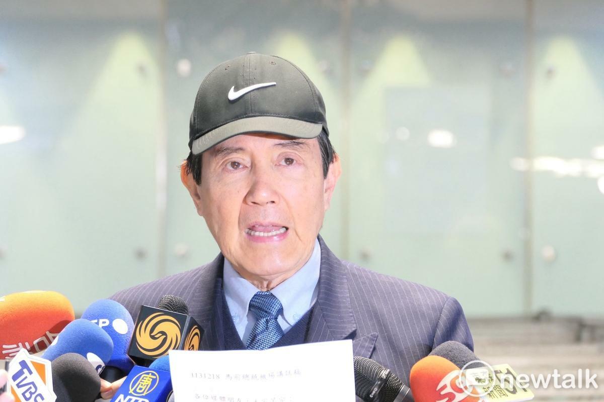 前總統馬英九赴移民署說明。 圖：林昀真/攝（資料照）