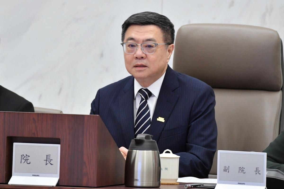 卓榮泰閣揆針對近期立法院發表談話指出，他很憂慮看到國會最近衝突不斷，希望行政跟立法兩院互動要良好，國會朝野關係對議案的討論也要順暢進行。 圖：行政院提供