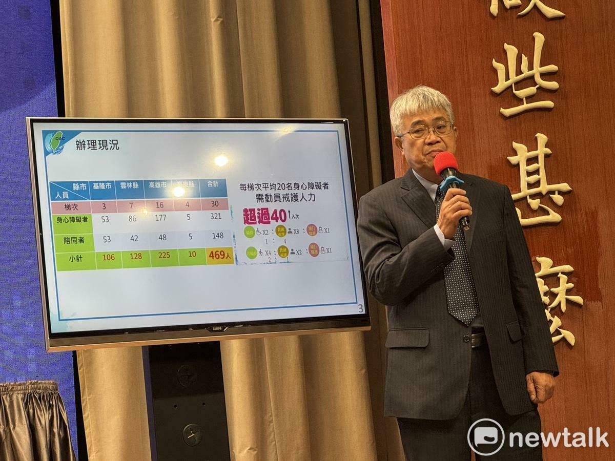 海洋委員會海洋資源處代理處長郭進興。 圖：謝莉慧/攝