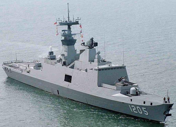 康定級巡防艦。圖為昆明號（FF-1205）。 圖：翻攝自MDC 軍武狂人夢