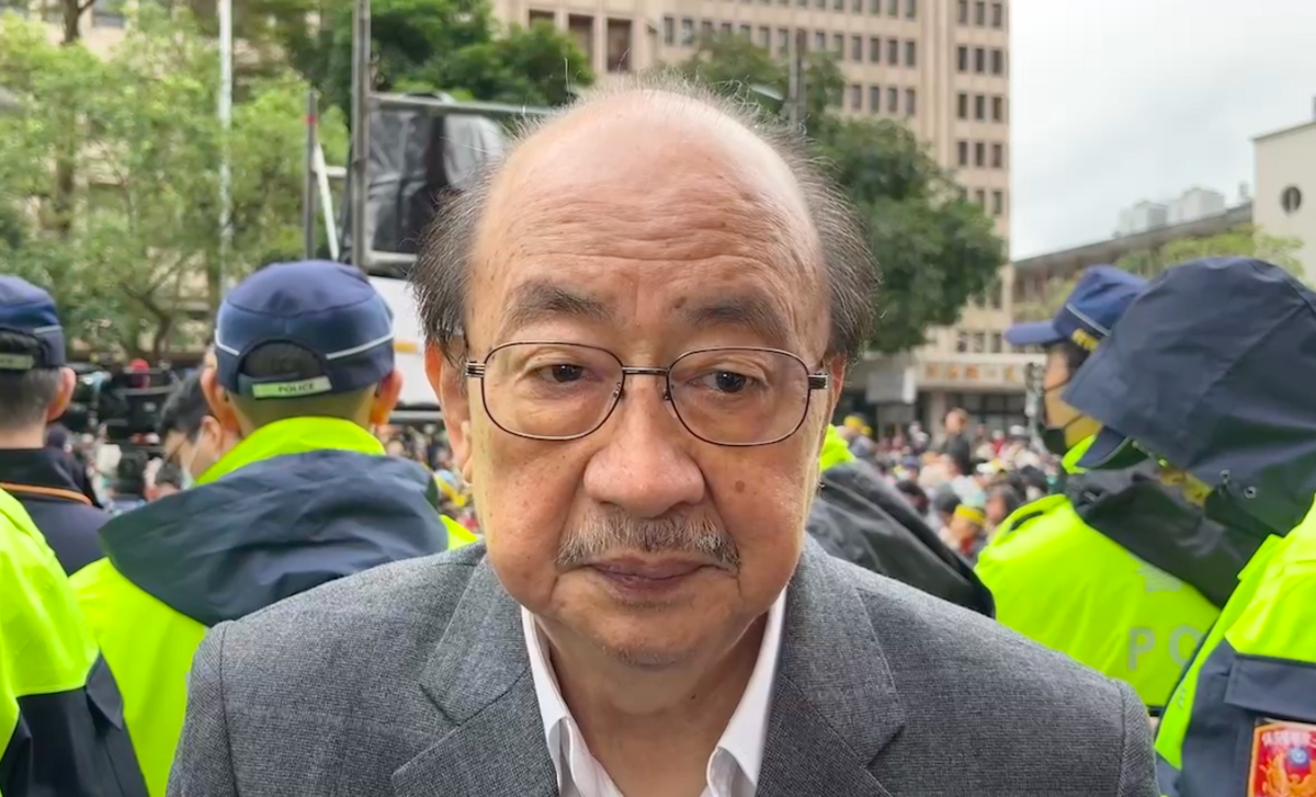 民進黨團總召柯建銘指韓國瑜、傅崐萁、黃國昌是台灣「三大惡」。 圖：翻攝自讀者提供影片