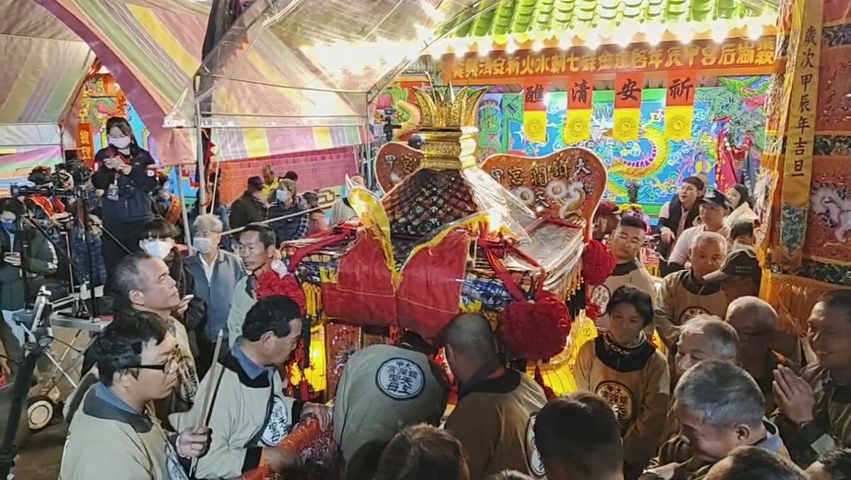 高雄阿蓮埤仔尾崗后宮建醮，包括大甲鎮瀾宮等多家宮廟共襄盛舉。 圖：翻攝崗后宮臉書