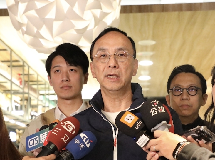 朱立倫喊話賴清德、卓榮泰不要意氣之爭，也不要為了民進黨的利益，要為台灣大家共有的未來而努力。 圖：國民黨/提供（資料照）