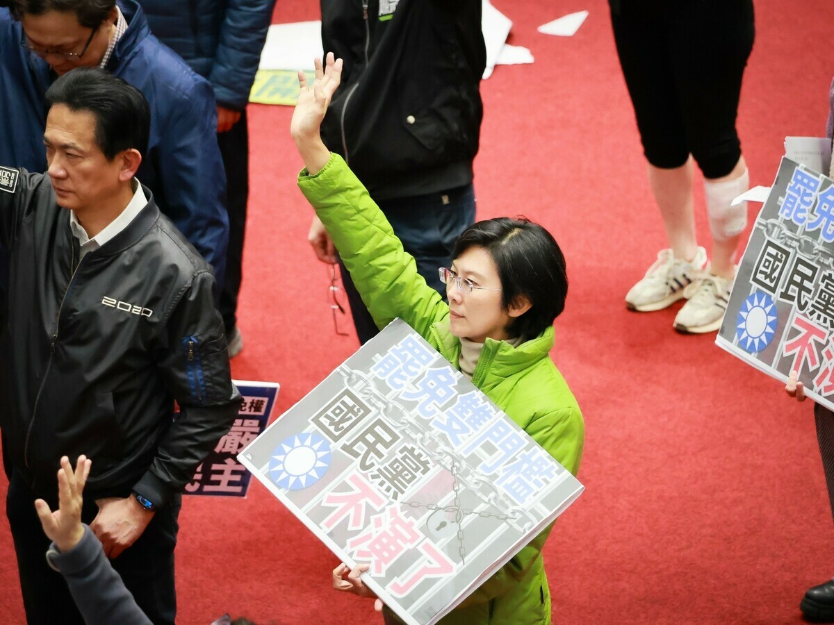 民進黨立委林岱樺也貼照片駁斥，強調財劃法表決有畫面為證，當日全程參與。 圖：立法委員林岱樺辦公室提供