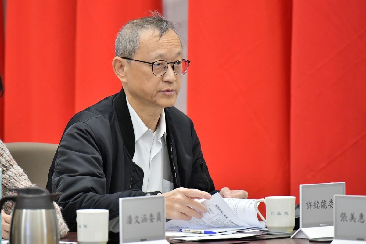 衛福部常次許銘能。 圖：行政院提供