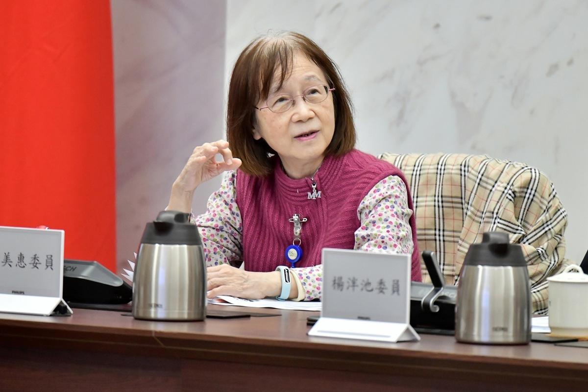 中央研究院院士張美惠教授。 圖：行政院提供