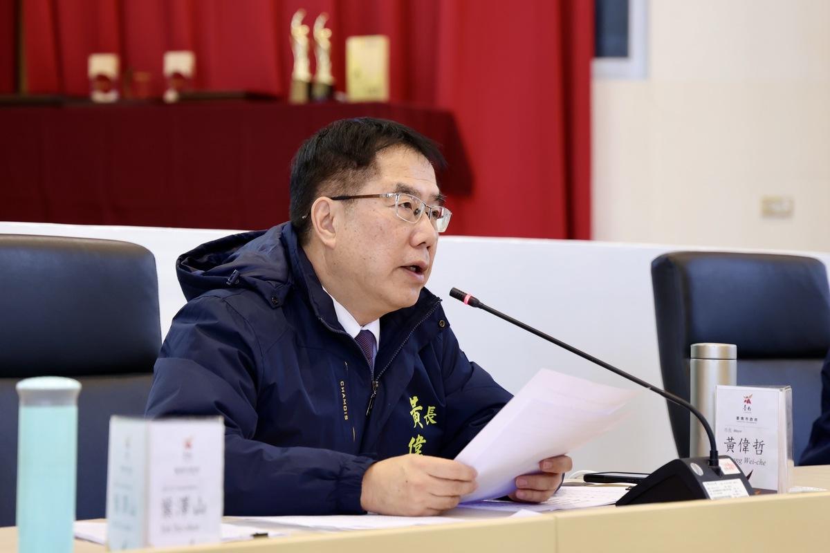 台南市長黃偉哲。 圖：台南市政府提供（資料照）