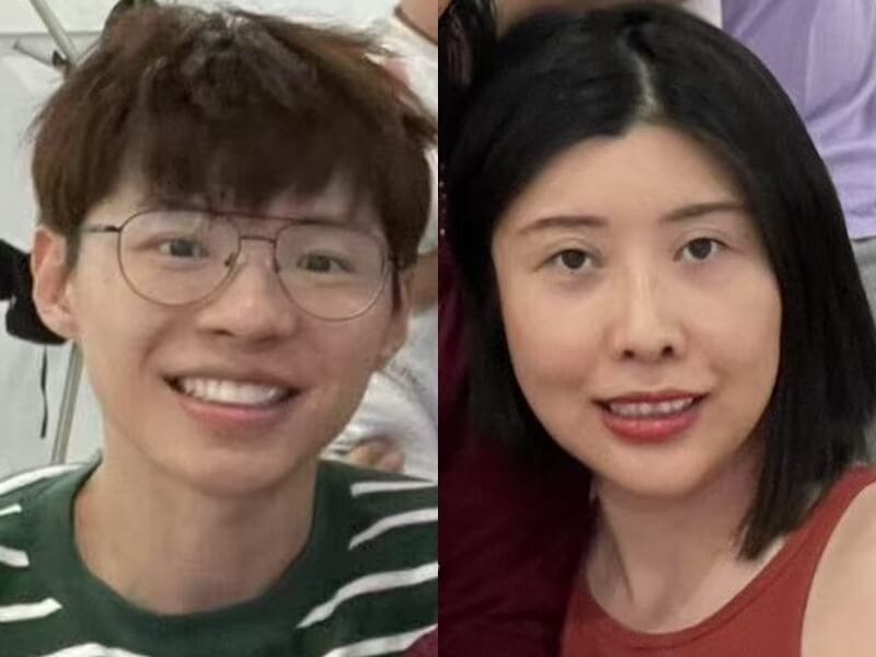 一名從中國移居澳洲的女子李卓君（右）日前被發現陳屍在雪梨機場附近公園，疑為其台灣裔丈夫陳家寶（左）的遺體17日被發現。 圖：翻攝新南威爾斯州警方網頁
