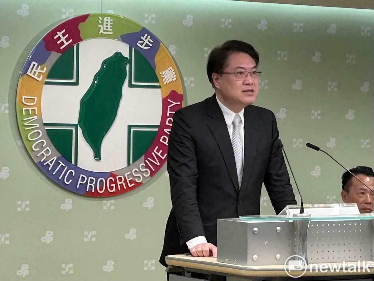 民進黨秘書長林右昌。 圖：黃宣尹攝