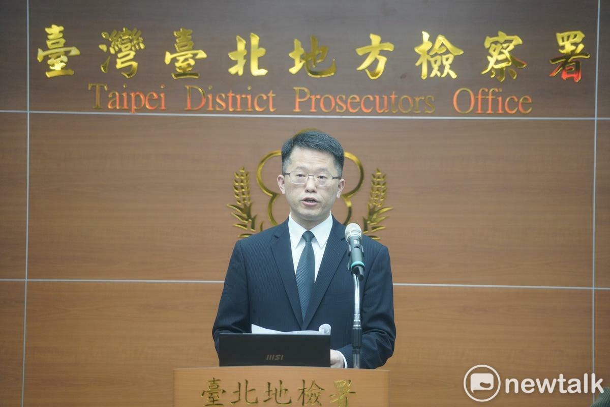 主任檢察官高一書今（26）日舉行柯文哲案起訴記者會。 圖：張良一／攝（資料照）