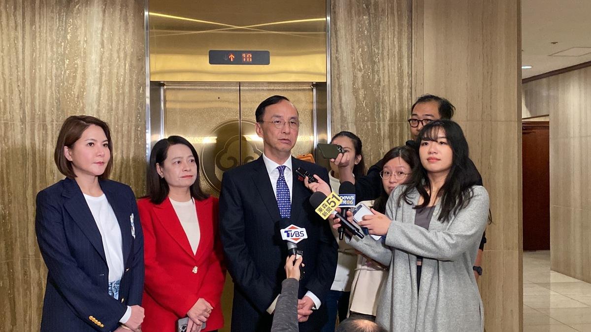 國民黨主席朱立倫回應時事。 圖：國民黨文傳會/提供