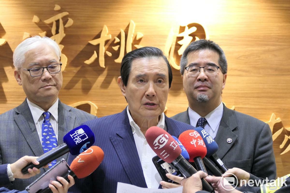 馬英九喊話賴清德儘速調整兩岸政策，放棄「抗中害台」這樣走不通的路，讓兩岸重回和平發展大道。 圖：林昀真/攝