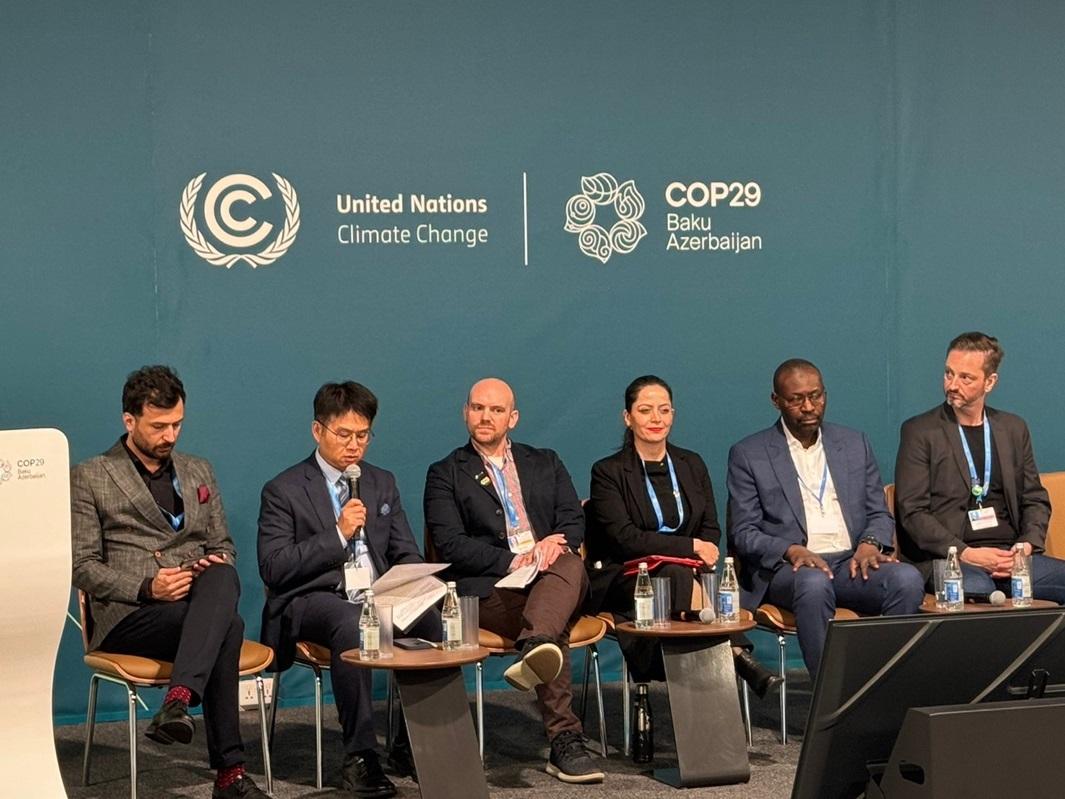 高市環保局派員參與亞塞拜然COP29。 圖：高雄市環保局提供