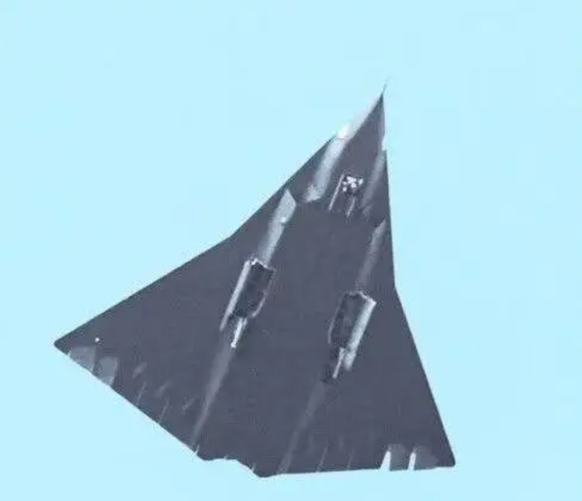 中國近日同時首飛 2 架第六代戰鬥機。 圖：翻攝自海事先鋒
