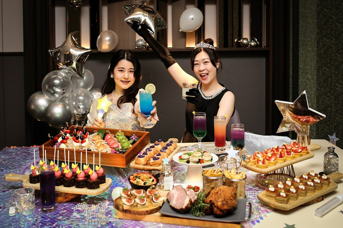 台中福華【Shining Party璀璨星光】集結最閃耀的新奢餐酒、High歌演唱、狂歡活動，邀玩咖們一起放閃 圖：台中福華飯店/提供