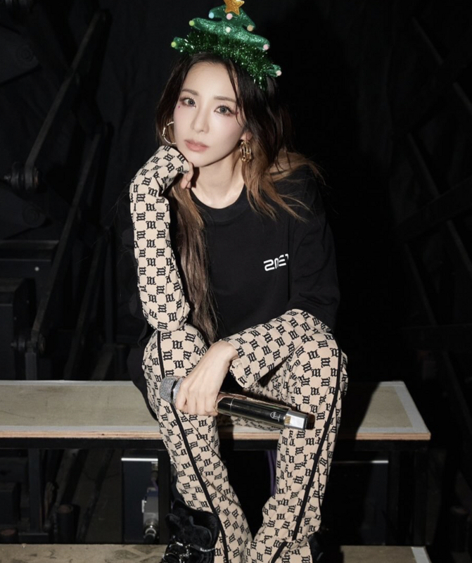 K-POP天團2NE1的成員Sandara Park的重磅登場高雄市跨年慶典，一起迎接2025年。 圖：攝自IG／daraxxi