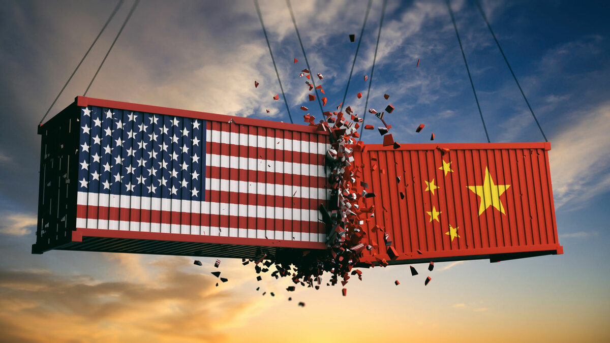 美國對中貿易份額已降至自2001年中國加入世界貿易組織以來的最低水準。  圖：截自「x」@thinking_panda