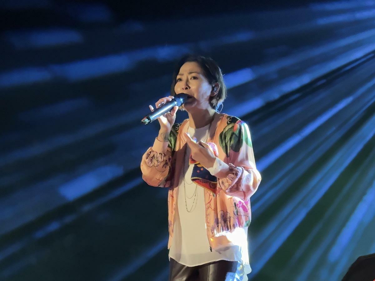 壓軸登場的金曲天后林曉培，為跨年晚會帶來最終的高潮。 圖：屏東縣萬丹鄉公所提供