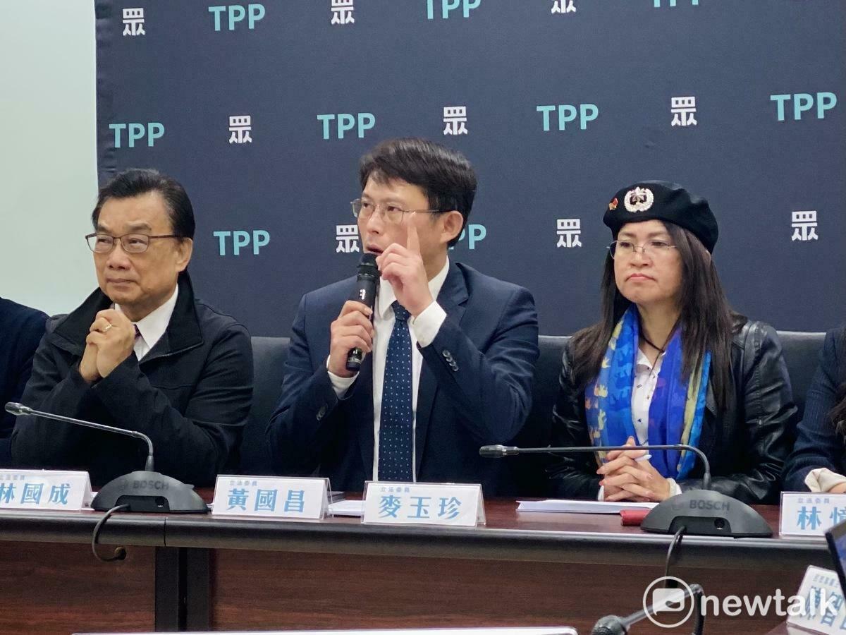 民眾黨主席、黨團總召黃國昌。 圖：周煊惠 / 攝